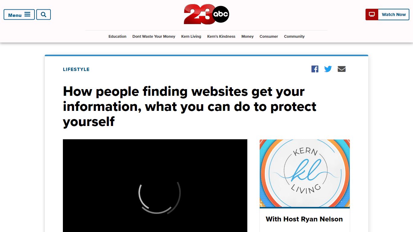 How people finding websites get your information